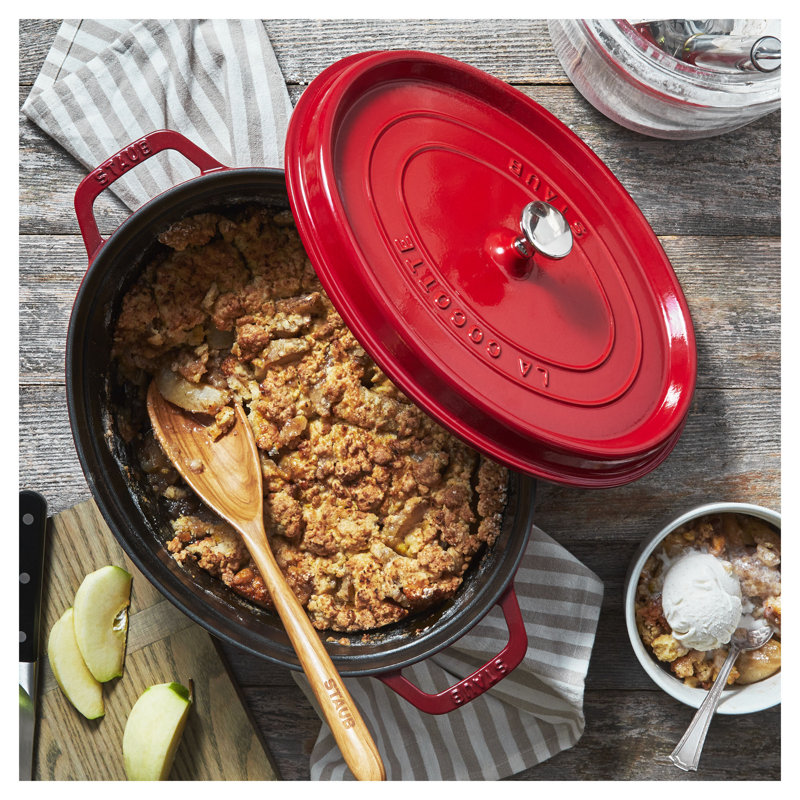 Staub Cast Iron Oval Cocotte & Reviews | Wayfair